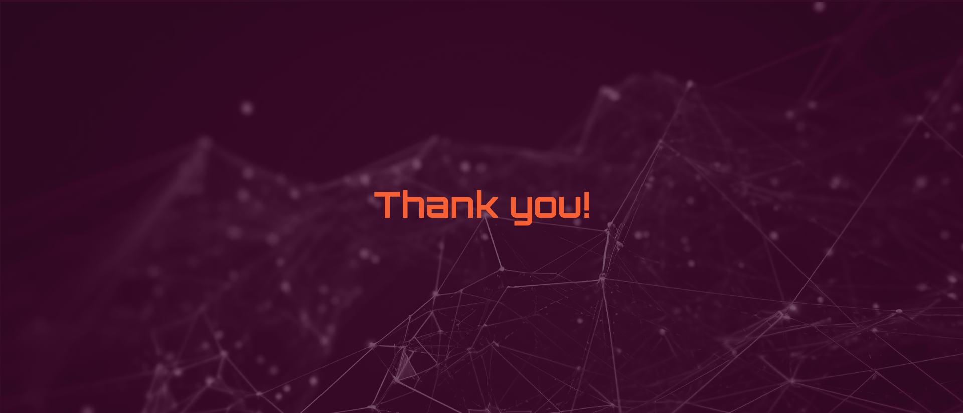 thank you image at the end of the project